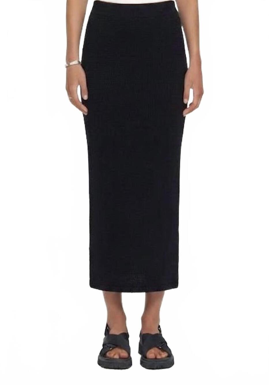 NEW VIKTORIA & WOODS heroine midi skirt in black